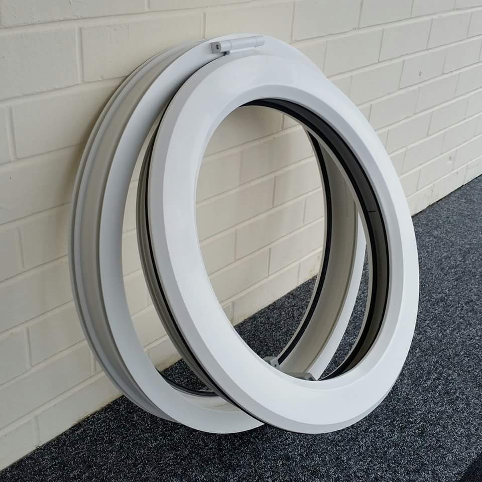 Circular UPVC Window 70mm Rehau Top Hung