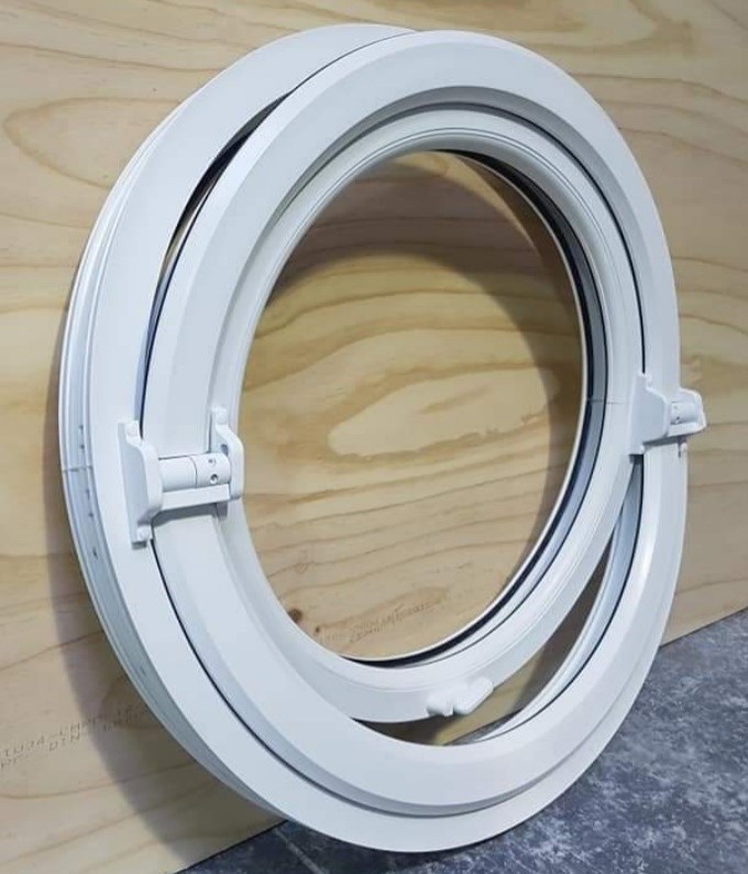 Circular UPVC Pivot Window Rehau 70 DIY UPVC